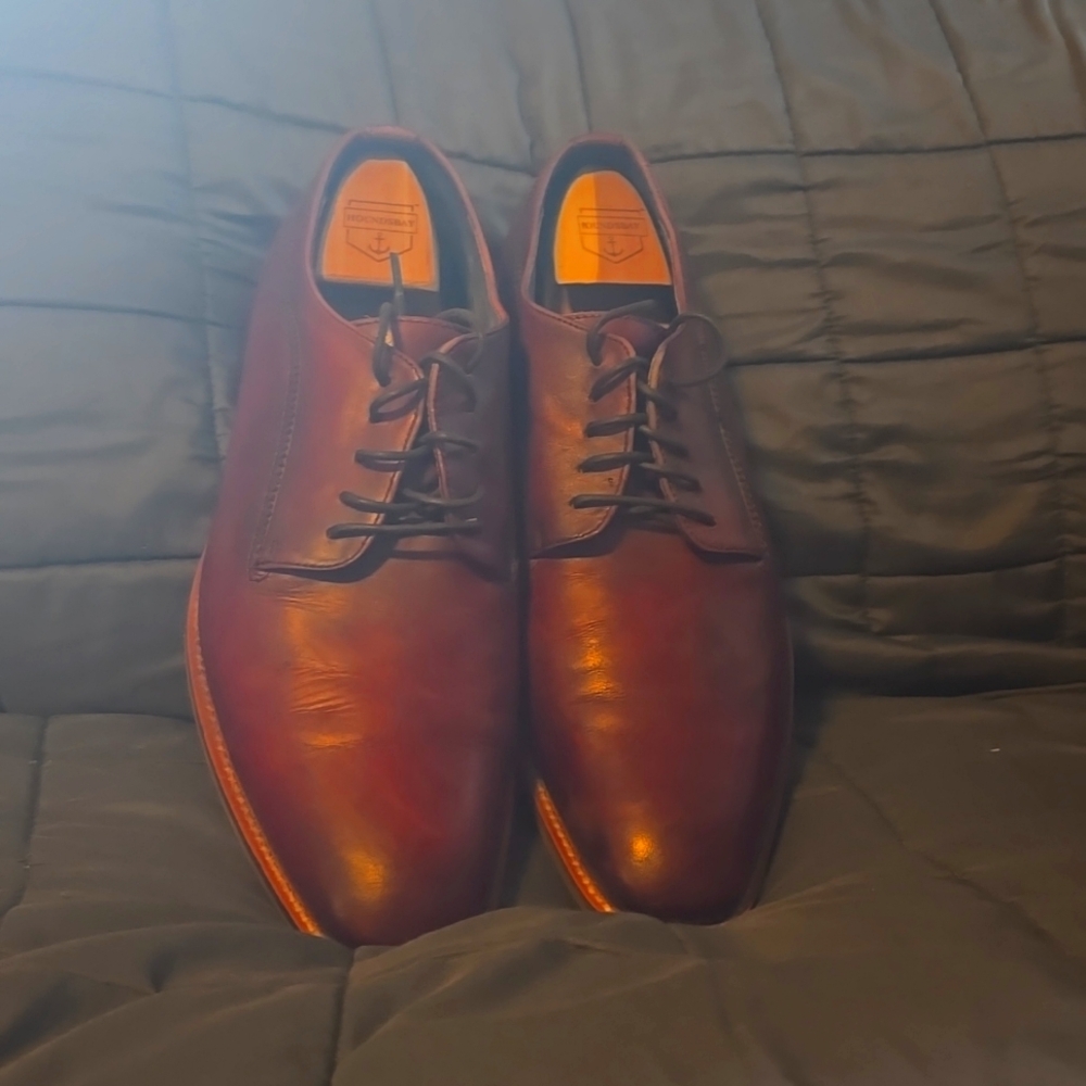 Joseph Abboud - Size 12 - Burgundy Leather Dress Shoes